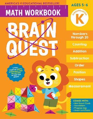 Brain Quest Math Workbook: Kindergarten - Workman Publishing - cover