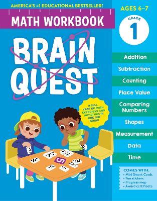 Brain Quest Math Workbook: 1st Grade - Workman Publishing - cover