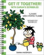 Sarah's Scribbles 16-Month 2020-2021 Weekly/Monthly Planner Calendar: Get It Together!