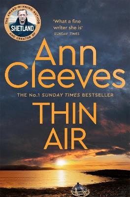 Thin Air - Ann Cleeves - cover