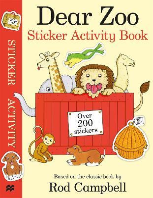 Dear Zoo Sticker Activity Book - Rod Campbell - cover