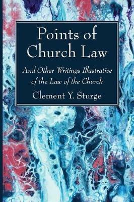 Points of Church Law - Clement Y Sturge - cover