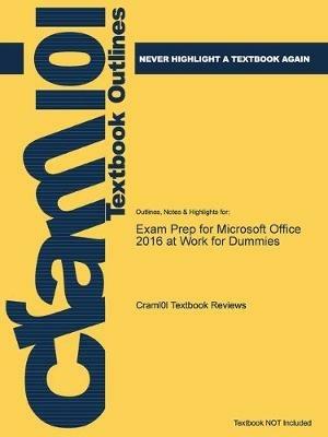 Exam Prep for Microsoft Office 2016 at Work for Dummies - cover