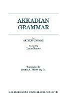 Akkadian Grammar - Arthur Ungnad - cover