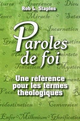 Paroles de foi - Rob L Staples - cover