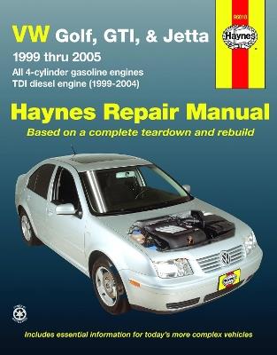 VW GOLF, GTI, & JETTA (1999-2005) - Haynes Publishing - cover