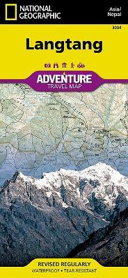 Langtang, Nepal: Travel Maps International Adventure Map - National Geographic Maps - cover