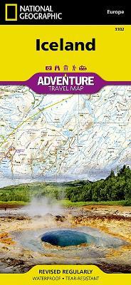 Iceland: Travel Maps International Adventure Map - National Geographic Maps - cover