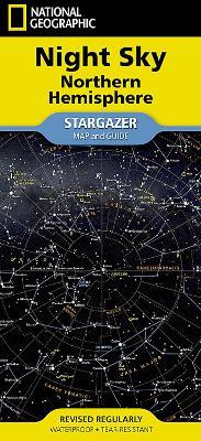 National Geographic Night Sky - Northern Hemisphere Map (Stargazer Folded) - National Geographic Maps - cover