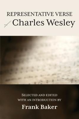 Representative Verse of Charles Wesley - Frank Baker - cover