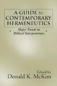 A Guide to Contemporary Hermeneutics - Donald K McKim - cover