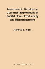 Investment in Developing Countries: Explorations in Capital Flows, Productivity and Microadjustment