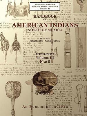 Handbook of American Indians North of Mexico - Frederick Webb Hodge - cover
