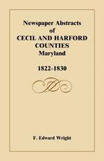 Newspaper Abstracts of Cecil and Harford Counties [MD], 1822-1830