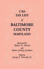 1783 Tax List of Baltimore County