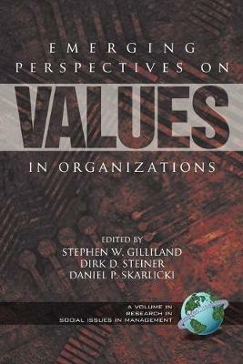 Emerging Perspectives Values in Organizations - Steiner - cover