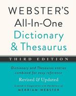 Webster's All-In-One Dictionary and Thesaurus, Third Edition