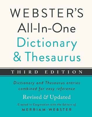Webster's All-In-One Dictionary and Thesaurus, Third Edition - cover