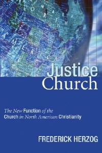 Justice Church - Frederick Herzog - cover