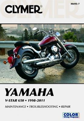 Yamaha V-Star 650 Manual Motorcycle (1998-2011) Service Repair Manual - Haynes Publishing - cover