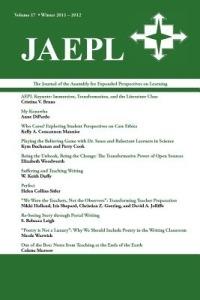 Jaepl: The Journal of the Assembly for Expanded Perspectives on Learning Vol 17 - cover