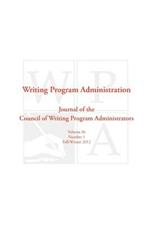 Wpa: Writing Program Administration 36.1 (Fall/Winter 2012)