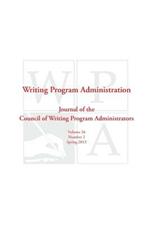 Wpa: Writing Program Administration 36.2 (Spring 2013)