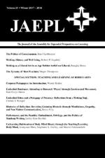 Jaepl: The Journal of the Assembly for Expanded Perspectives on Learning (Vol. 23, 2017-2018)