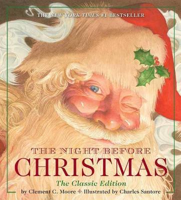 The Night Before Christmas Oversized Padded Board Book: The Classic Edition - Clement Moore - cover