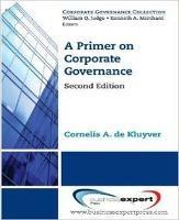 A Primer on Corporate Governance - Cornelis A. de Kluyver - cover