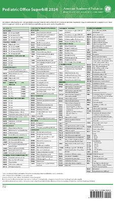 Pediatric Office Superbill 2024 - American Academy of Pediatrics Committee on Coding and Nomenclature - cover