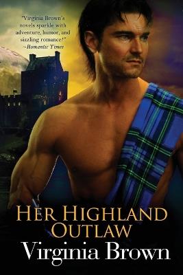 Her Highland Outlaw - Virginia Brown - cover