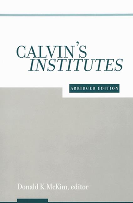 Calvin's Institutes