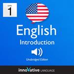 Learn English - Level 1: Introduction to English