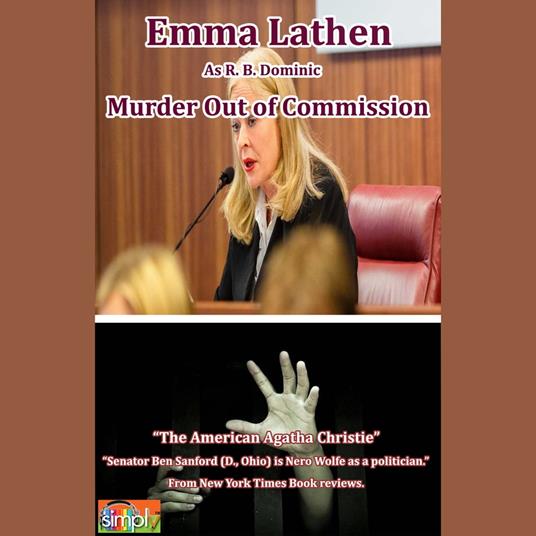 Murder Out of Commission 6th Emma Lathen R B DomInic Ben Safford Political Murder Mystery