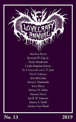Lovecraft Annual No. 13 (2019) - cover