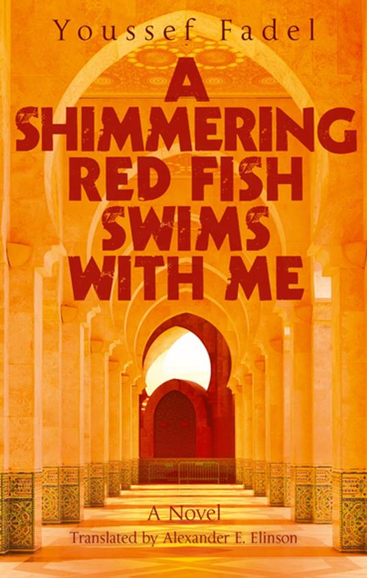 A Shimmering Red Fish Swims with Me