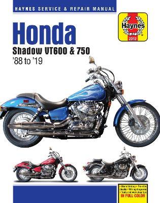 Honda Shadow VT600 & 750 (88-19) - Haynes Publishing - cover