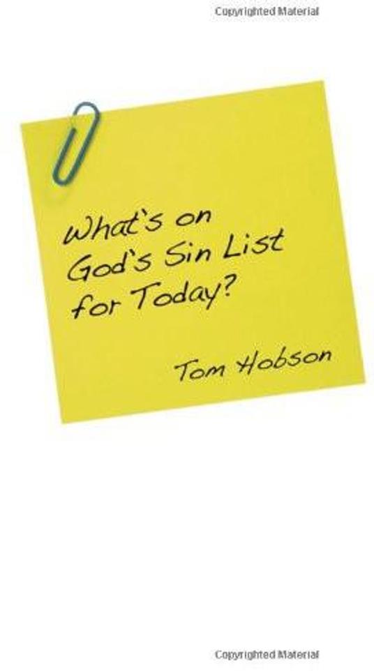 What’s On God’s Sin List for Today?