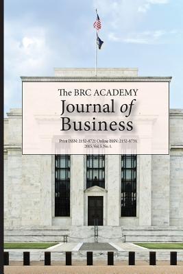 The BRC Academy Journal of Business Vol. 5 No. 1 - cover