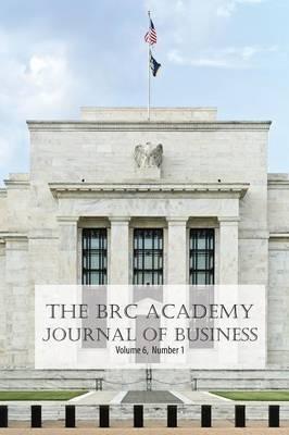 The BRC Academy Journal of Business Volume 6 Number 1 - cover