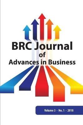 BRC Journal of Advances in Business, Volume 3 Number 1 - cover