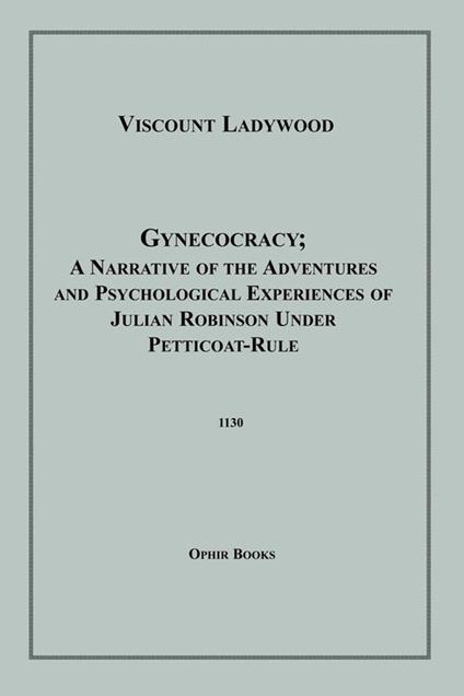 Gynecocracy