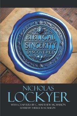 Biblical Sincerity Discovered - C Matthew McMahon,Nicholas Lockyer - cover