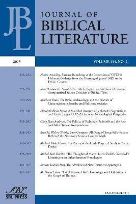 Journal of Biblical Literature 134.2 (2014) - cover