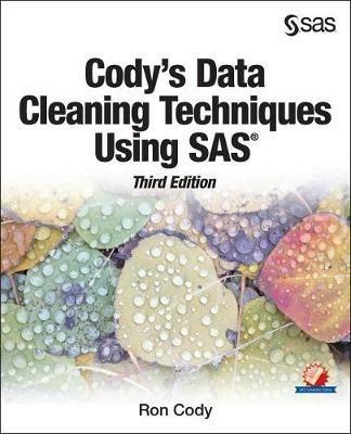 Cody's Data Cleaning Techniques Using SAS, Third Edition - Ron Cody - cover