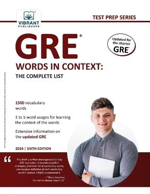 GRE Words In Context: The Complete List - Vibrant Publishers - cover
