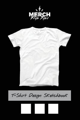 T-Shirt Design Sketchbook: Black and White Tees Template for Your T-Shirt Design Ideas - Mr Tee Maker - cover