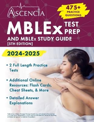 MBLEx Test Prep 2024-2025: 470+ Practice Questions and MBLEx Study Guide Book [5th Edition] - Jeremy Downs - cover