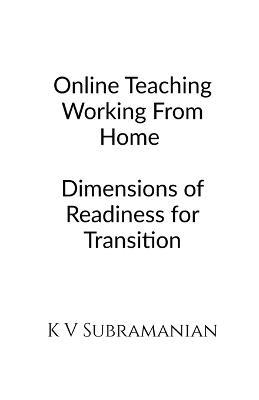 OnLine Teaching Working From Home - V Subramanian - cover